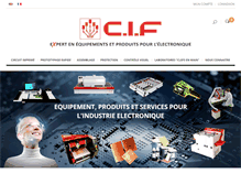 Tablet Screenshot of cif.fr