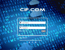 Tablet Screenshot of cif.com